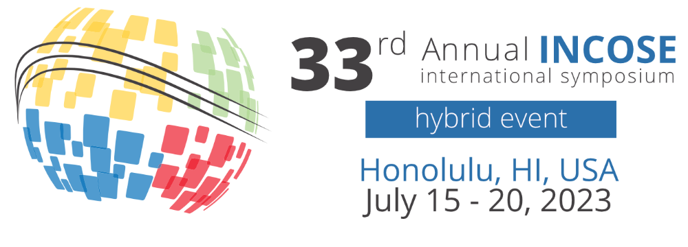 제33회 INCOSE International Symposium(하이브리드 행사) 홍보 이미지 — 2023년 7월 15~20일, 미국 하와이 호놀룰루
