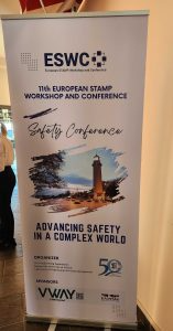 제11회 유럽 STAMP 워크숍 및 컨퍼런스(ESWC) 배너 — Advancing Safety in a Complex World, 후원사로 VWAY 로고 표시